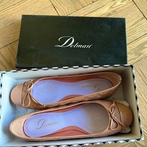 Patent leather pink ballet flats sz 9